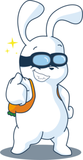 Oda la mascotte de propulse web le pouce levé , valide ce qui est dit